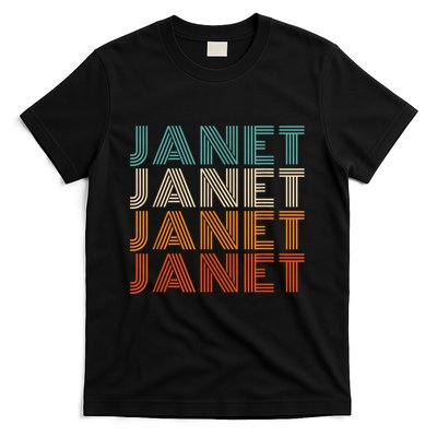 JANET Thing Name Gift Vintage Retro T-Shirt