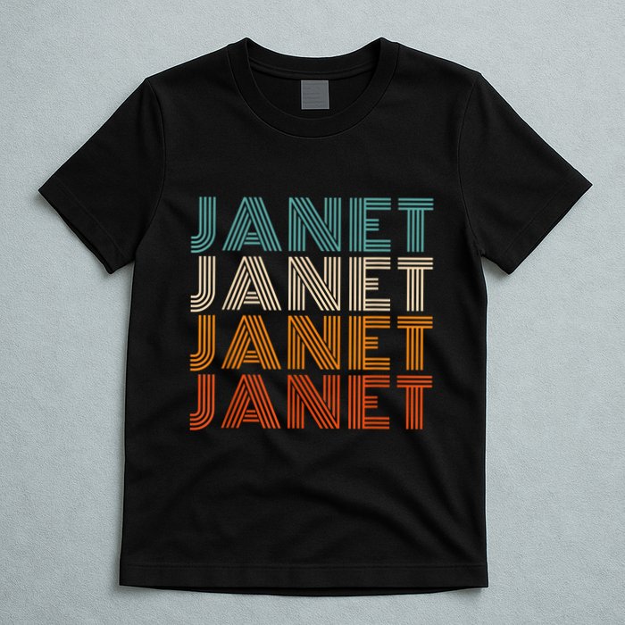 JANET Thing Name Gift Vintage Retro T-Shirt