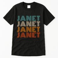 JANET Thing Name Gift Vintage Retro Tall T-Shirt