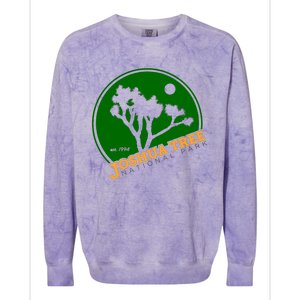 Joshua Tree National Park Colorblast Crewneck Sweatshirt