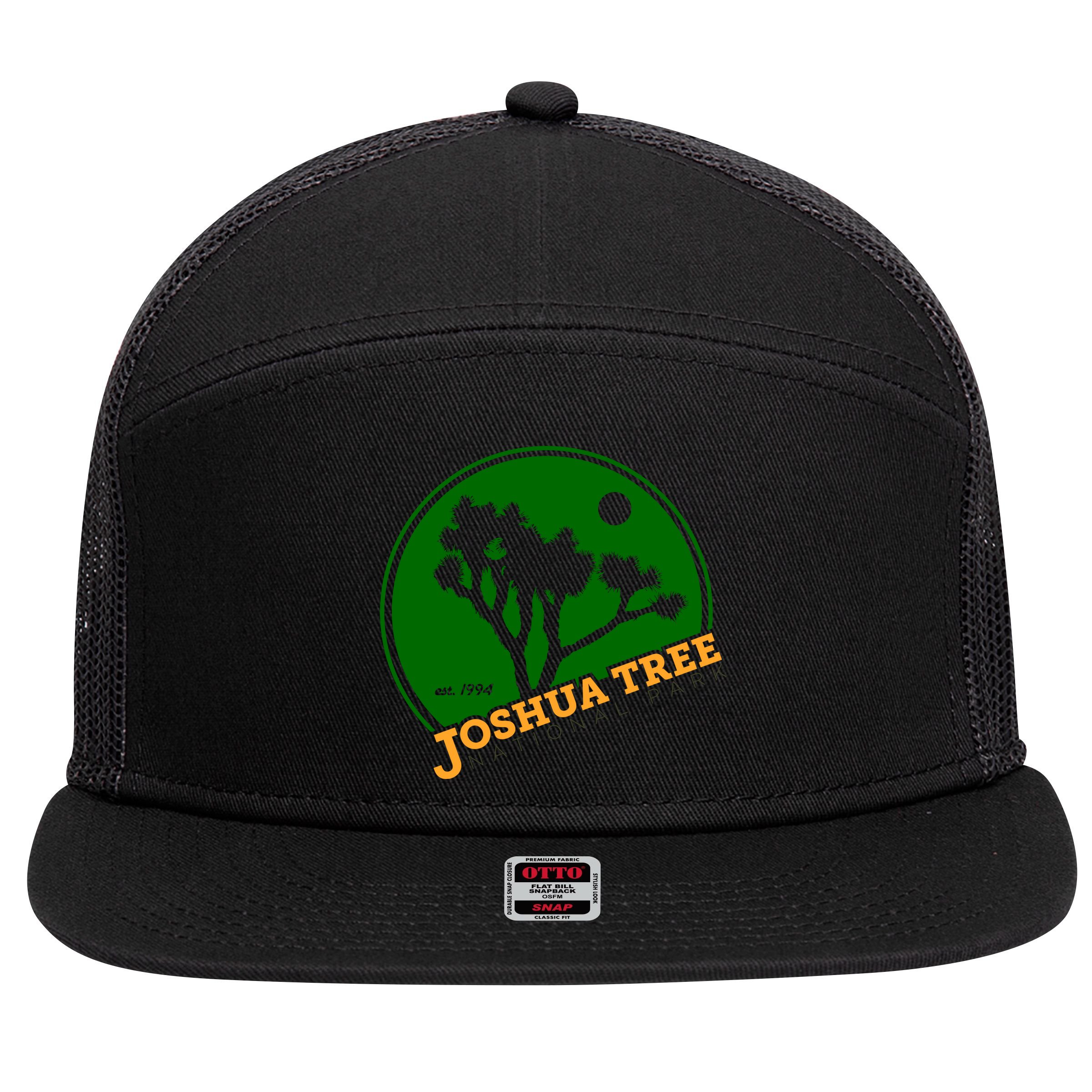 Joshua Tree National Park 7 Panel Mesh Trucker Snapback Hat