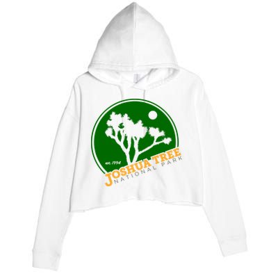 Joshua Tree National Park Crop Fleece Hoodie