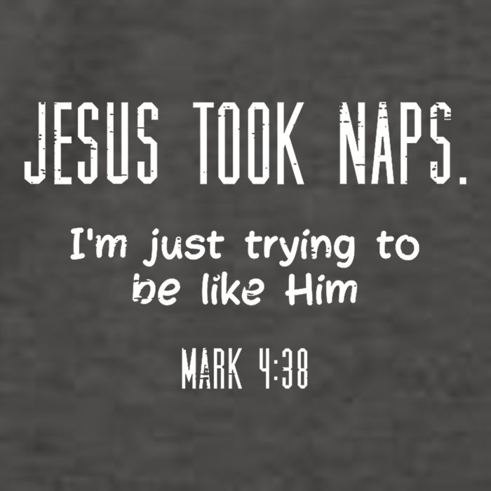 Jesus Took Naps Mark 438 Funny Saying Christian Vector Backpack