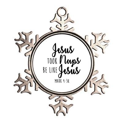 Jesus Took Naps Be Like Jesus Mark 4:38 Metallic Star Ornament