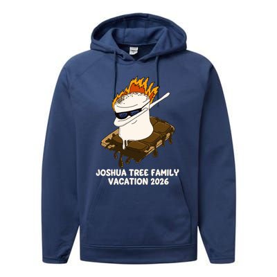 Joshua Tree National Park Family 2026 Vacation Souvenir Gift Performance Fleece Hoodie