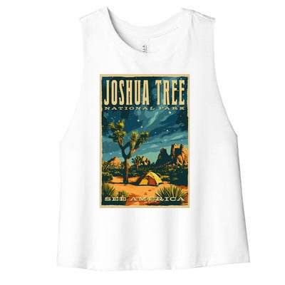 Joshua Tree National Park Women's Racerback Cropped Tank