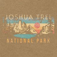 Joshua Tree National Park Cotton Canvas Backpack