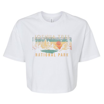 Joshua Tree National Park Bella+Canvas Jersey Crop Tee