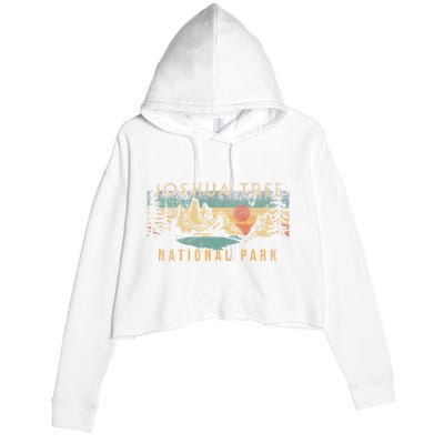 Joshua Tree National Park Crop Fleece Hoodie