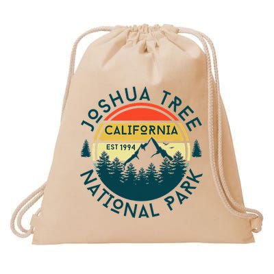 Joshua Tree National Park California Hiking Nature Outdoors Drawstring Bag