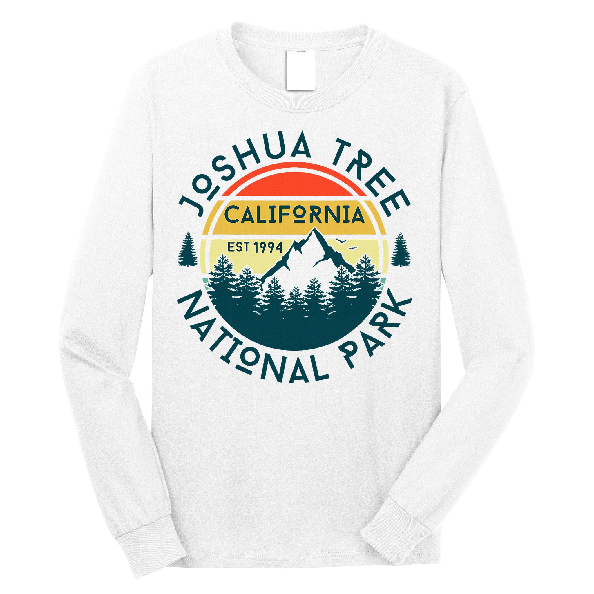 Joshua Tree National Park California Hiking Nature Outdoors Long Sleeve Shirt
