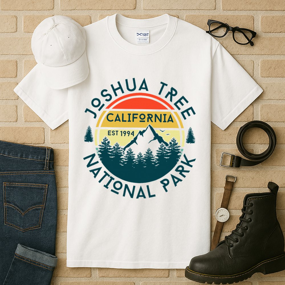 Joshua Tree National Park California Hiking Nature Outdoors Tall T-Shirt