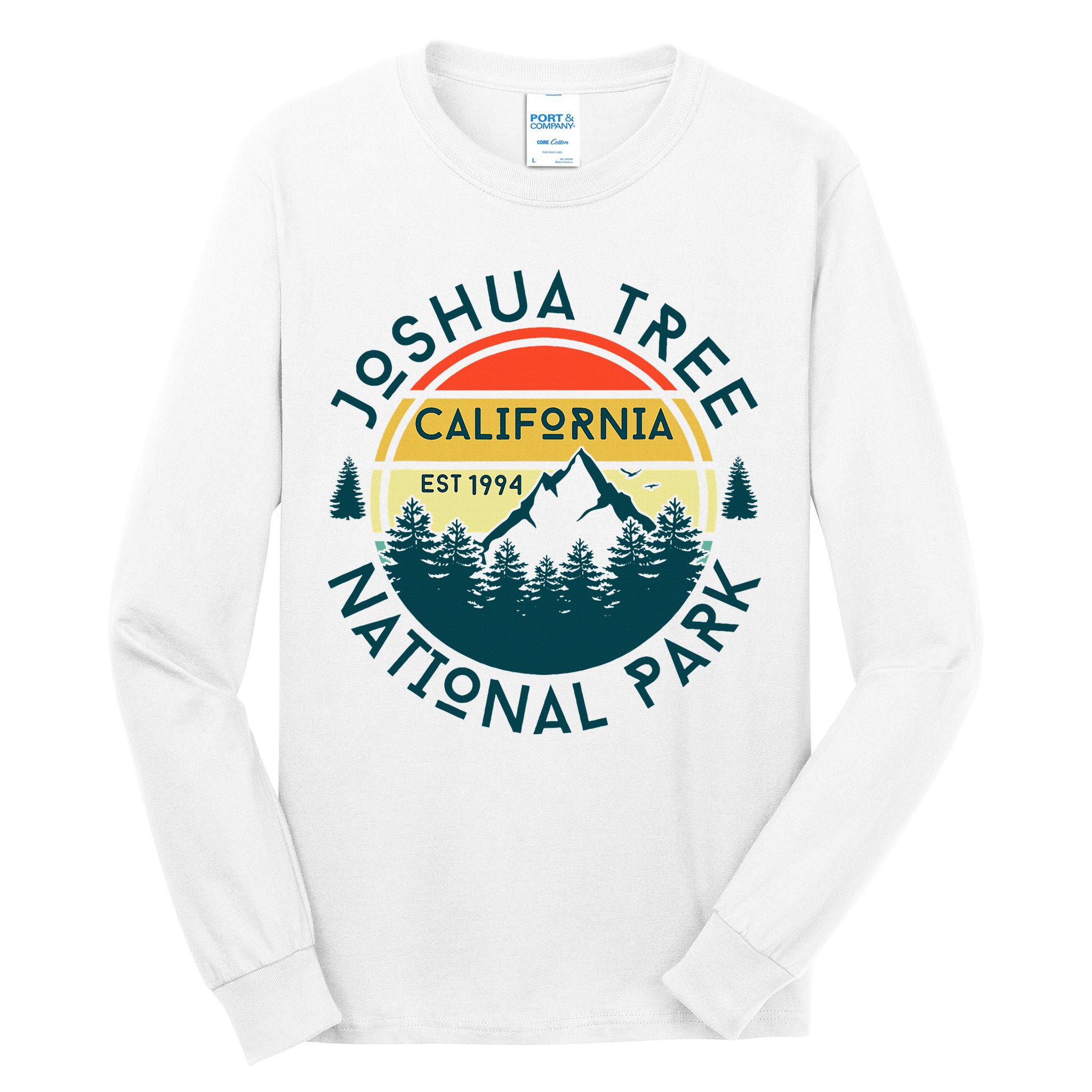 Joshua Tree National Park California Hiking Nature Outdoors Tall Long Sleeve T-Shirt