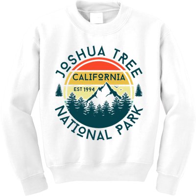 Joshua Tree National Park California Hiking Nature Outdoors Kids Sweatshirt