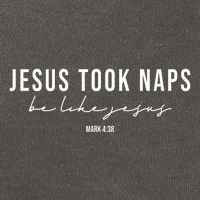 Jesus Took Naps Be Like Jesus Cotton Canvas Backpack
