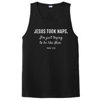 Jesus Took Naps I'm Just Trying Mark 4 38 Funny Faith PosiCharge Competitor Tank