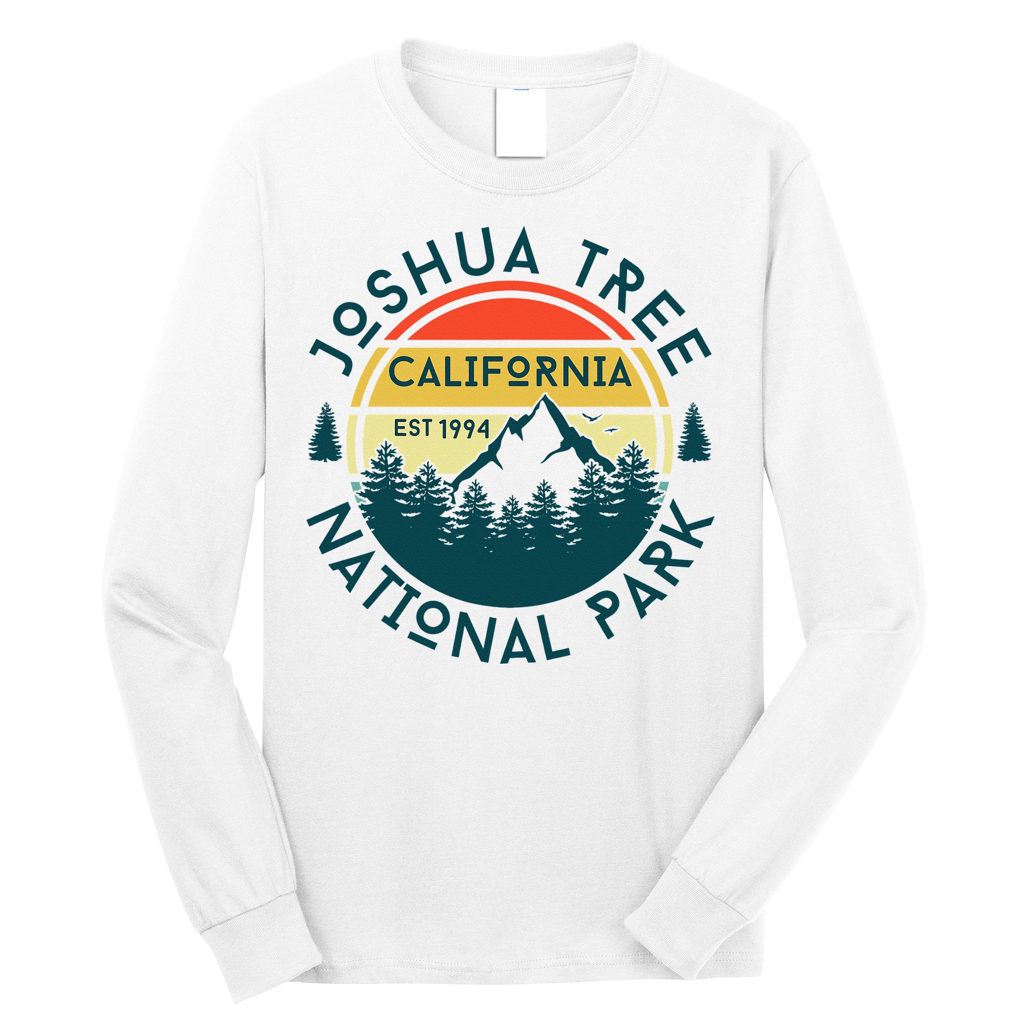Joshua Tree National Park California Hiking Nature Outdoors Long Sleeve Shirt