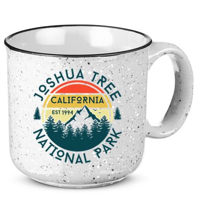 Joshua Tree National Park California Hiking Nature Outdoors 15oz Campfire Ceramic Mug