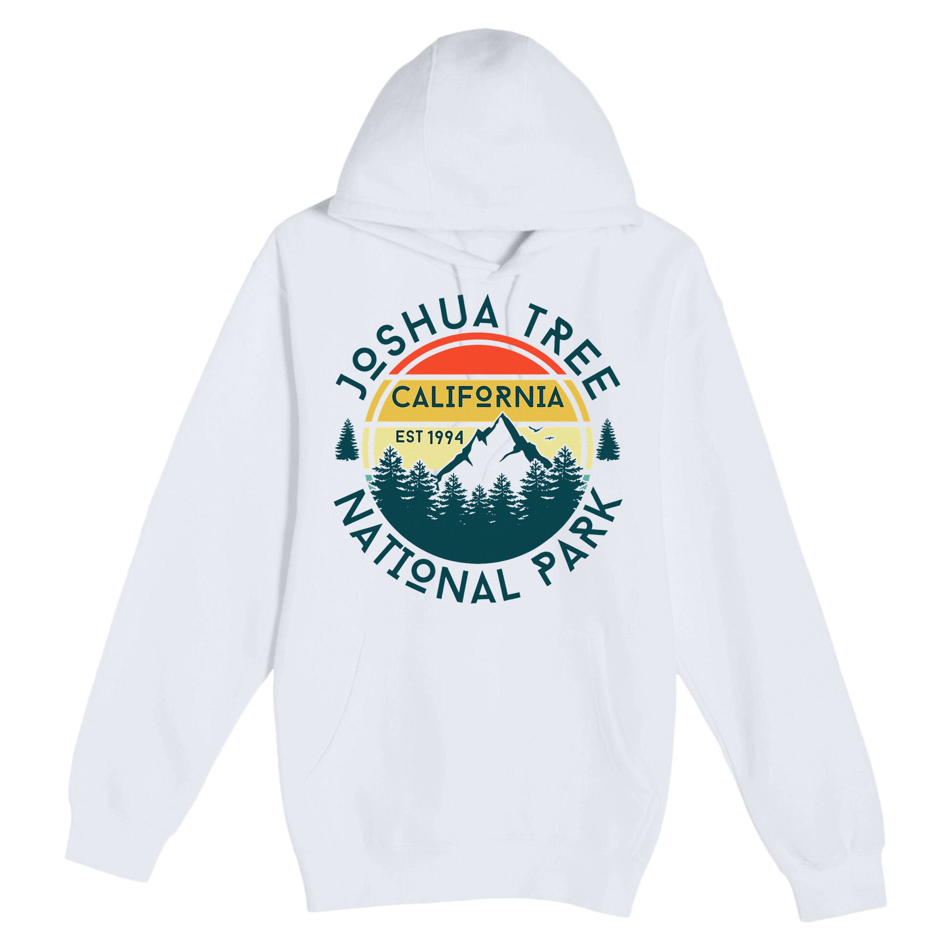 Joshua Tree National Park California Hiking Nature Outdoors Premium Pullover Hoodie