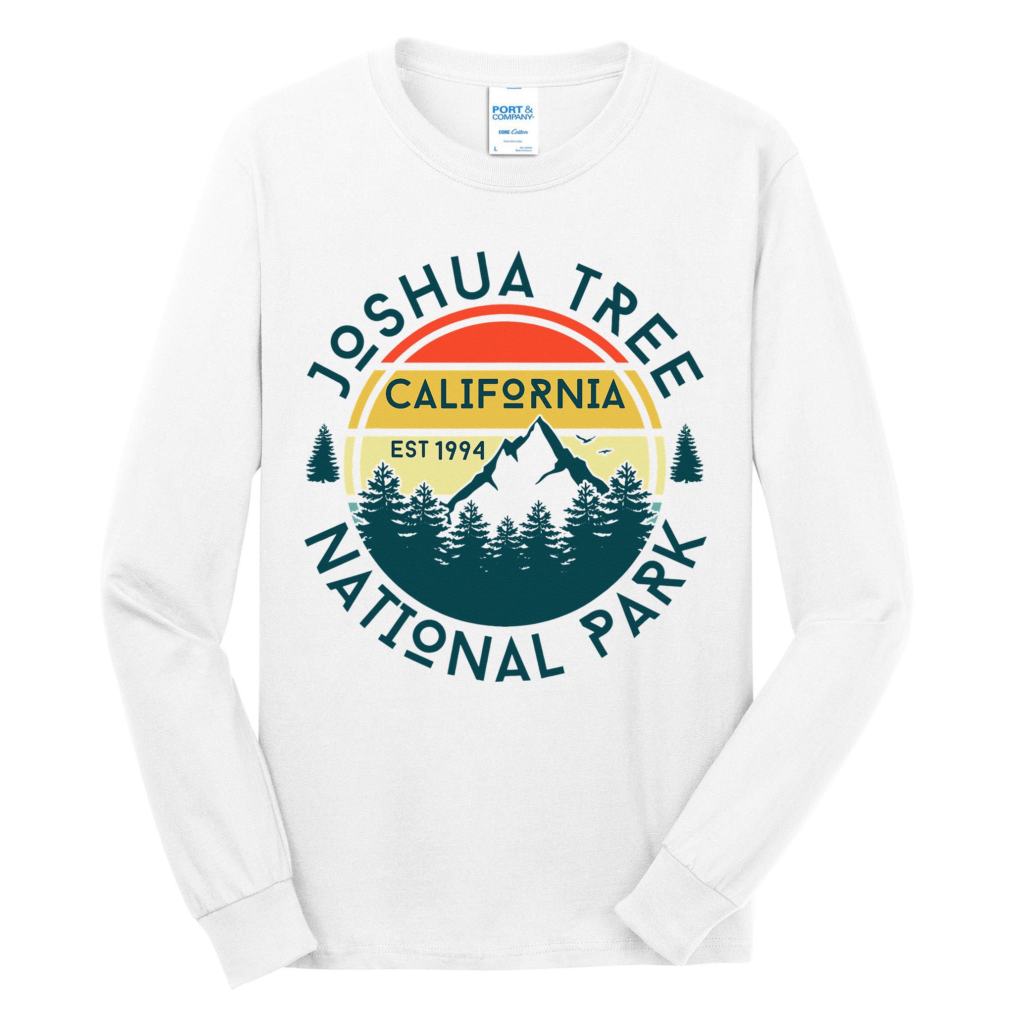 Joshua Tree National Park California Hiking Nature Outdoors Tall Long Sleeve T-Shirt