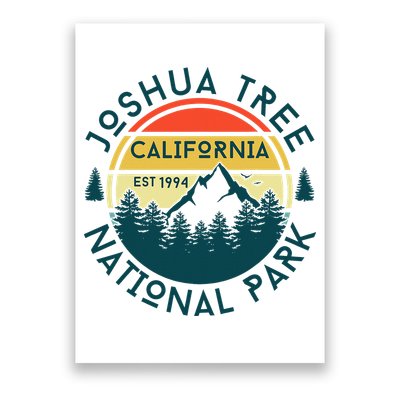 Joshua Tree National Park California Hiking Nature Outdoors Poster