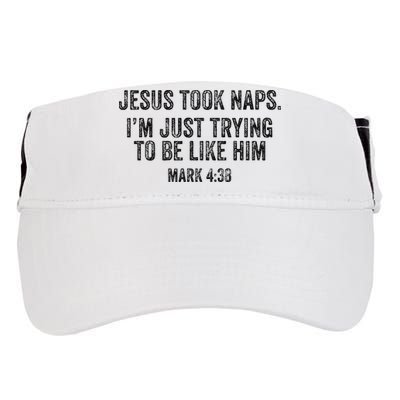Jesus Took Naps Mark 438 Christian Funny Faith Adult Drive Performance Visor