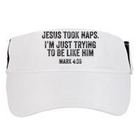 Jesus Took Naps Mark 438 Christian Funny Faith Adult Drive Performance Visor