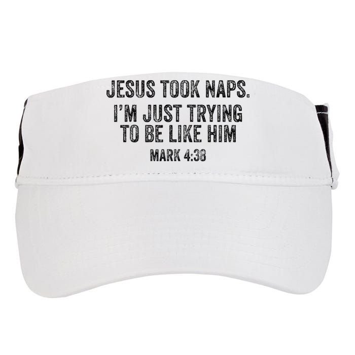 Jesus Took Naps Mark 438 Christian Funny Faith Adult Drive Performance Visor