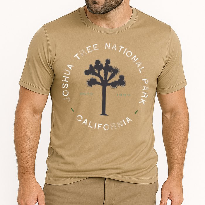 Joshua Tree National Park Retro Vintage Graphic Performance Shirt