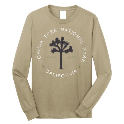 Joshua Tree National Park Retro Vintage Graphic Long Sleeve Shirt