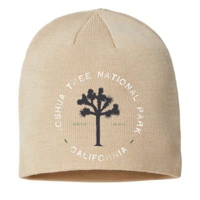 Joshua Tree National Park Retro Vintage Graphic Sustainable Beanie