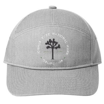 Joshua Tree National Park Retro Vintage Graphic 7-Panel Snapback Hat