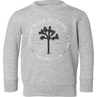 Joshua Tree National Park Retro Vintage Graphic Toddler Sweatshirt