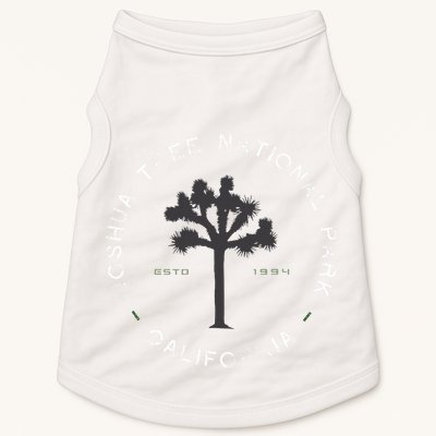 Joshua Tree National Park Retro Vintage Graphic Doggie Tank