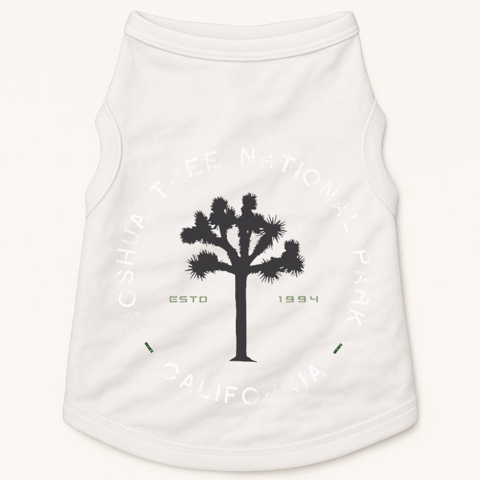 Joshua Tree National Park Retro Vintage Graphic Doggie Tank