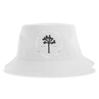 Joshua Tree National Park Retro Vintage Graphic Sustainable Bucket Hat