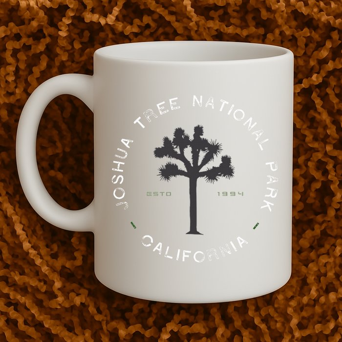 Joshua Tree National Park Retro Vintage Graphic Mug