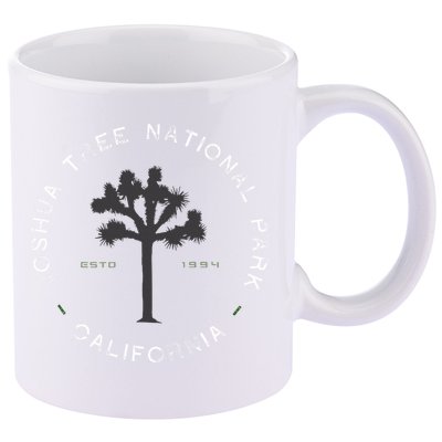 Joshua Tree National Park Retro Vintage Graphic 11oz C Handle Ceramic Mug