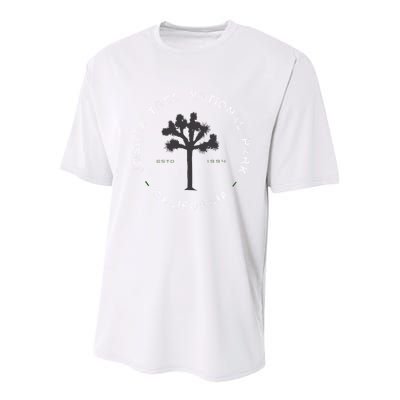 Joshua Tree National Park Retro Vintage Graphic Youth Performance Sprint T-Shirt