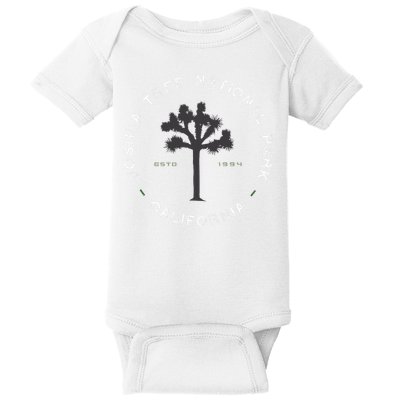 Joshua Tree National Park Retro Vintage Graphic Baby Bodysuit