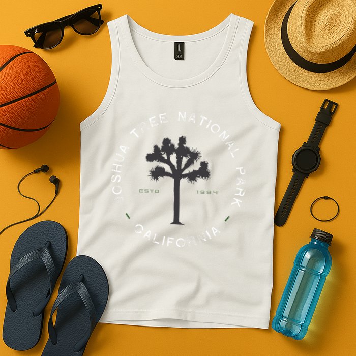 Joshua Tree National Park Retro Vintage Graphic Tank Top