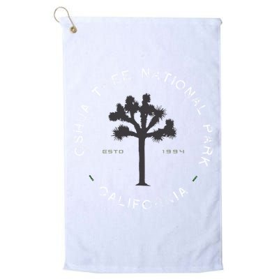 Joshua Tree National Park Retro Vintage Graphic Golf Towel