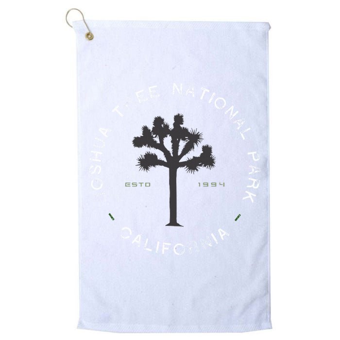 Joshua Tree National Park Retro Vintage Graphic Golf Towel
