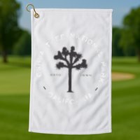 Joshua Tree National Park Retro Vintage Graphic Golf Towel