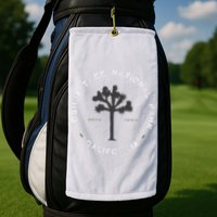Joshua Tree National Park Retro Vintage Graphic Golf Towel