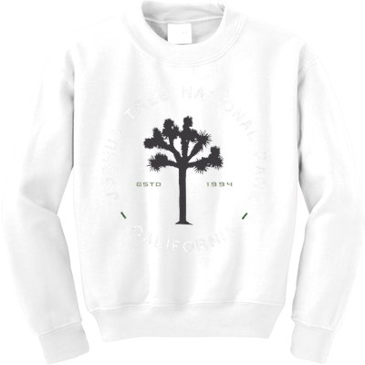 Joshua Tree National Park Retro Vintage Graphic Kids Sweatshirt