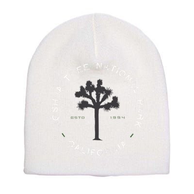 Joshua Tree National Park Retro Vintage Graphic Short Acrylic Beanie