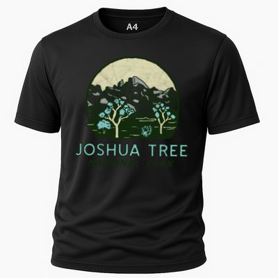 Joshua Tree National Park Vintage Mountains And Trees Sketch Gift Performance Shirt