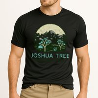 Joshua Tree National Park Vintage Mountains And Trees Sketch Gift Performance Shirt