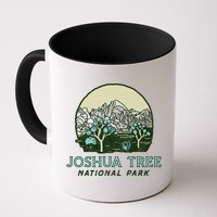 Joshua Tree National Park Vintage Mountains And Trees Sketch Gift Mug